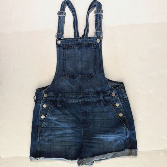 Madewell Adirondack Short Overalls Women's, M, Clean Casual Summer - Picture 3 of 4